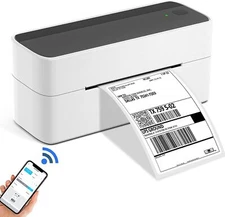 4x6 Bluetooth Thermal Shipping Label Printer for Small Business Package Mail Lot