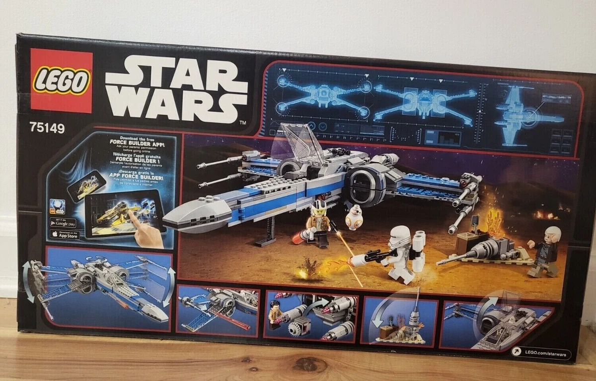 LEGO 75149 F1 Star Wars Resistance X-wing Fighter Set Building Kit 