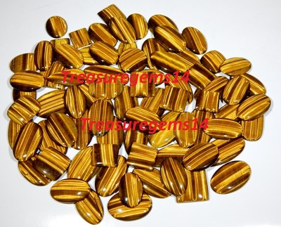 Golden Fire Tiger Eye 250 Ct Wholesale Lot Top Natural Mix Cabochon Hot Gemstone