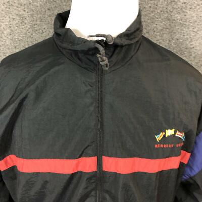 Members Only All Points Men's Long Sleeve Full Zip Windbreaker