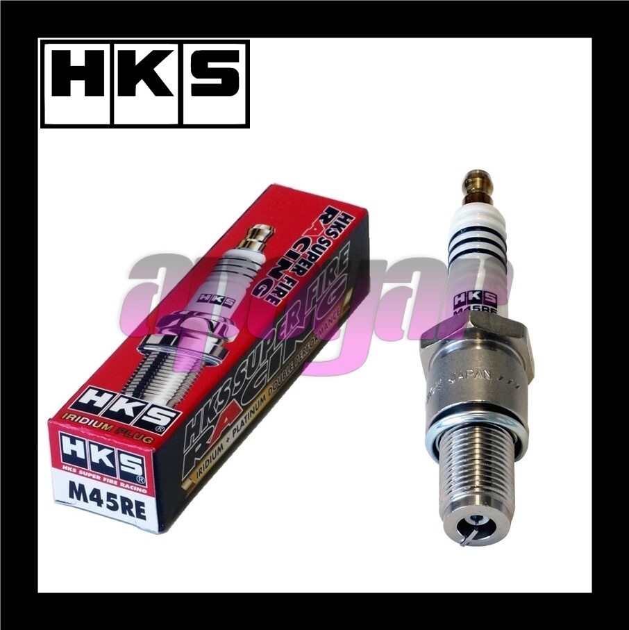 HKS Super Fire Racing Plug M45RE 4pcs RE Type φ14 x 12.7mm 50003-M45RE x 4