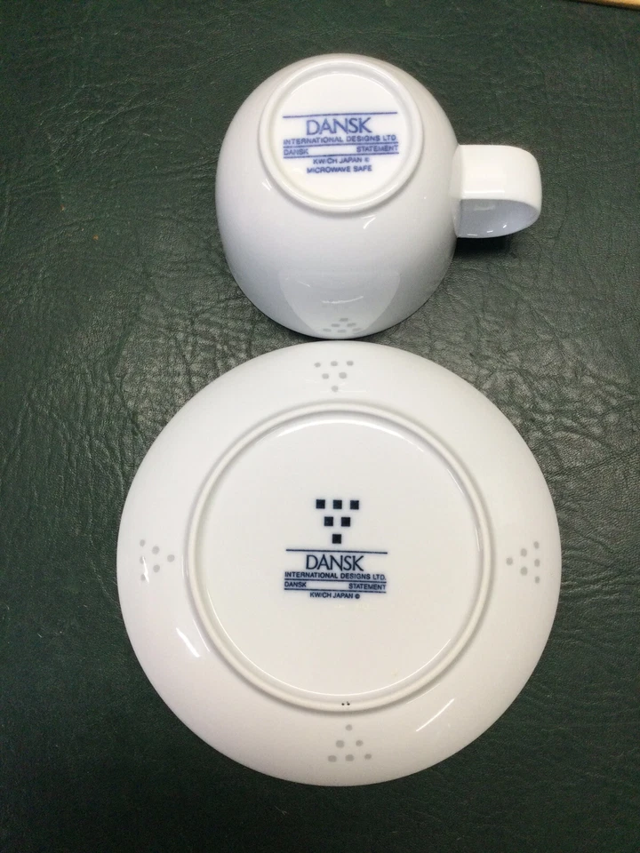 18 piezas Dansk Statement Japón ~ 8 tazas y 10 platillos Foto 2 de 4