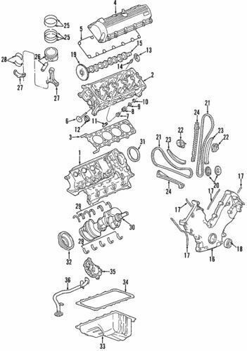 Pistón del motor para Ford Expedition/Navigator/F-150 2007-2014 (N/P 3L3Z-6108-CC)