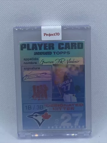 Topps Project70   ~ Vladimir Guerrero Jr ~  RAINBOW FOIL ~ by UNDEFEATED ~ 54/70
