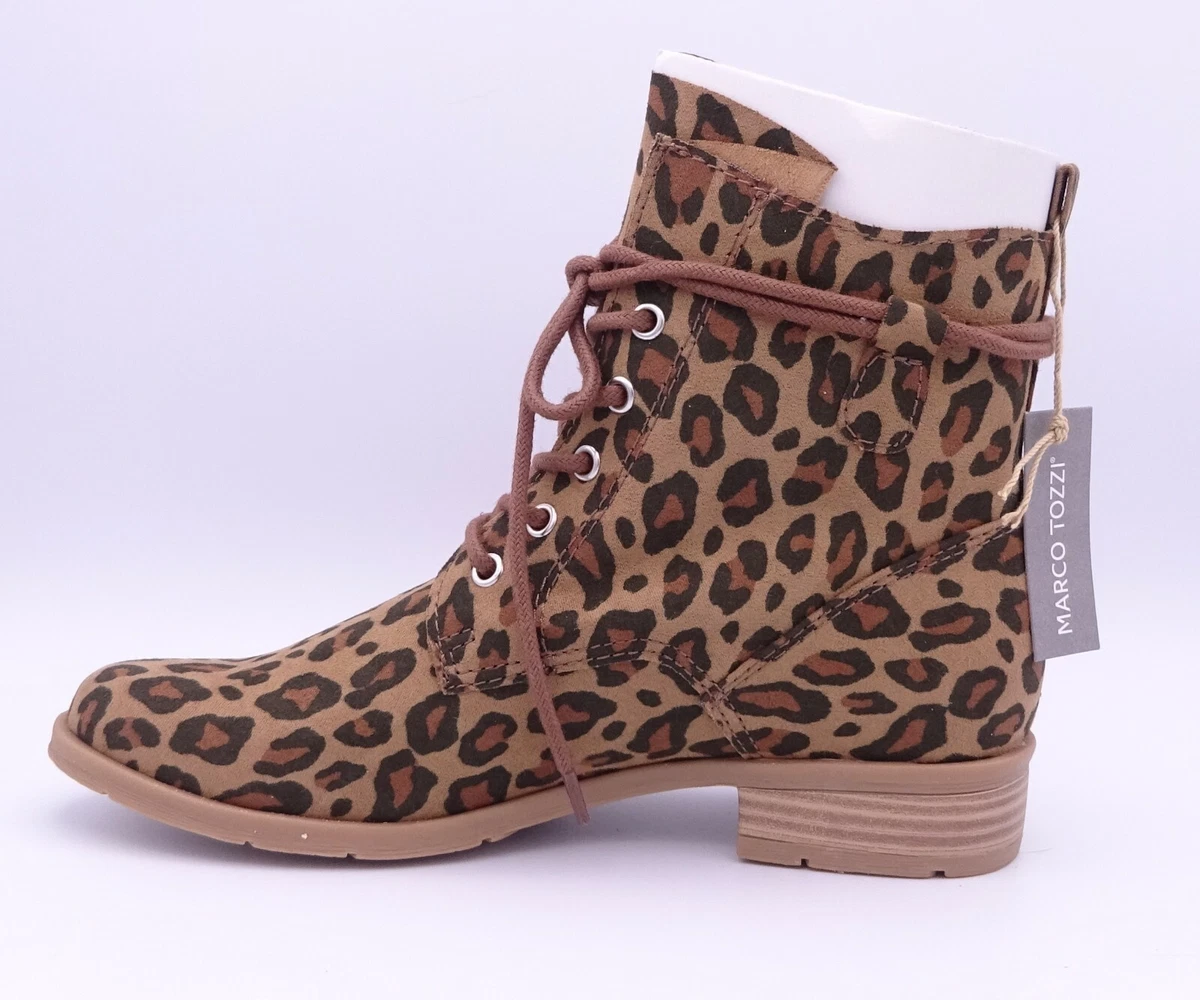 Marco tozzi animal print best sale boots