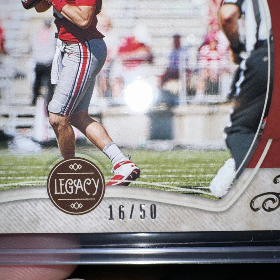 2020 Panini Legacy Joe Borrow Dare To Tear Rookie Unripped /50 - Image 3 of 3