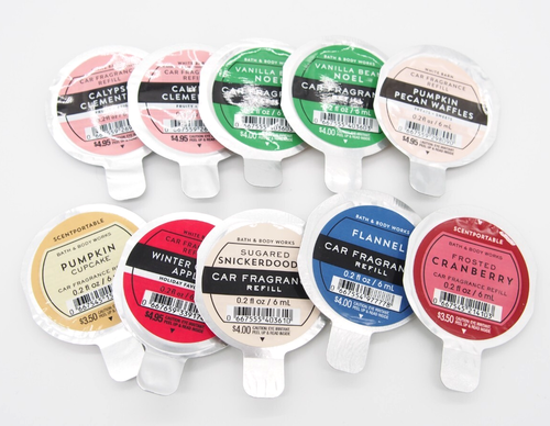 (10) Bath & Body Works MIXED LOT Scentportable Refills 0.2oz New - Picture 4 of 4