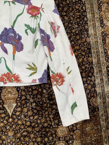 Vtg Rare Gianfranco Ferre Jeans Matching Jacket Pants Set Floral 90s HOT - Picture 10 of 24