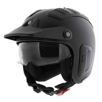 Shark X-Drak 2 Blank Matte Black KMA Trial Helmet - Size XS | eBay