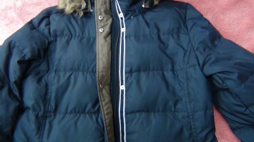 Steppjacke Parka Mantel Tommy Hilfiger Dunkel Blau Gr S - Bild 2 von 9