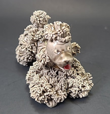 VtG Brownish Gray Spaghetti Poodle Dog Pouncing Playfully 3.5 Inch Long AS IS