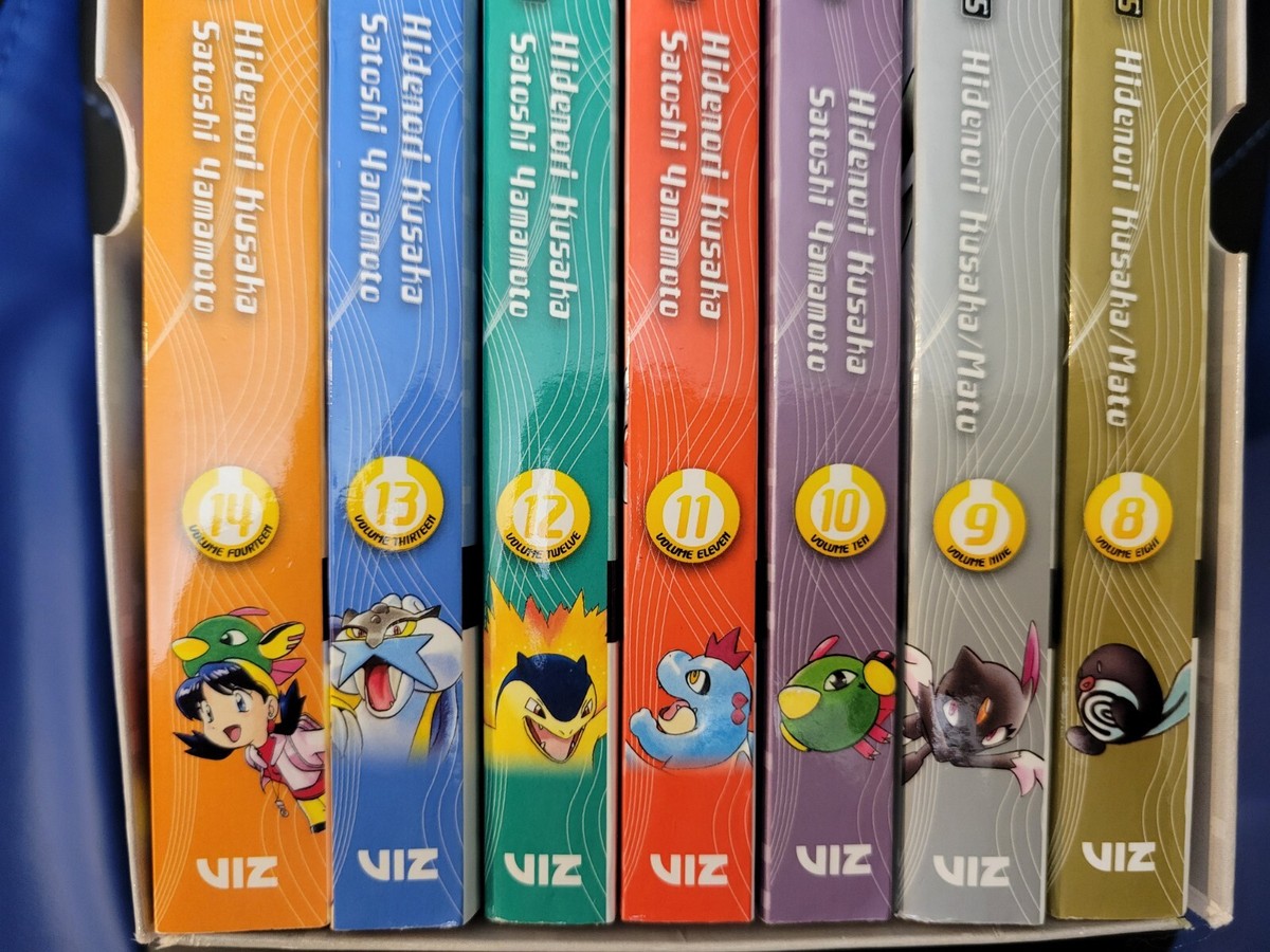 Pokémon Adventures Gold & Silver Manga Box Set Volume 8-14