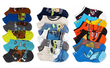 Star Wars, Fortnite  Scooby-Doo Boys' No Show Socks, 6 Pack