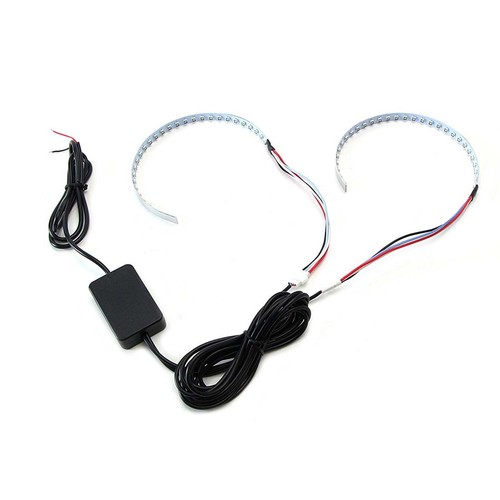 2pcs APP BT Remote Control RGB LED Demon Eye Halo Ring: Headlight Projector Lens - Picture 4 of 9