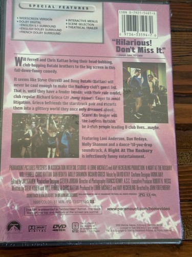 A Night at the Roxbury (DVD, 1999, Widescreen) New Factory Sealed - Imagen 2 de 2