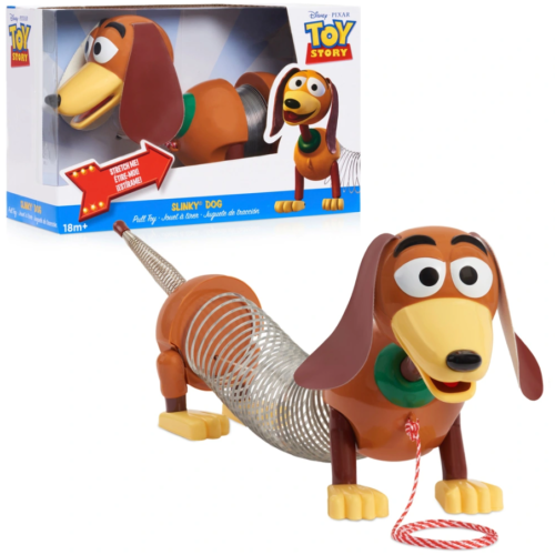 Toy Story 4 Slinky Cane Figura Elasticizzata Bambini Bambini Divertente Gioco Giocattolo - Grande 39cm - Foto 6 di 7