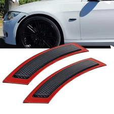 2pcs For BMW E92 E93 3 Series 2DR 07-13 Front Bumper Side Marke Reflector Smoke