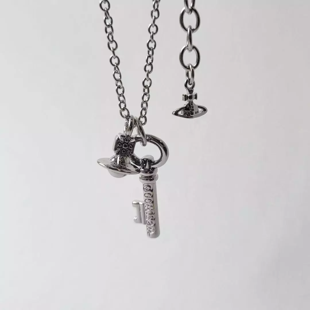 Authentic Vivienne Westwood Key design & orb necklace unisex
