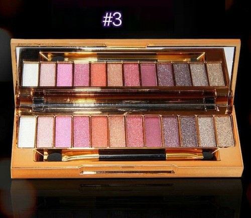 Dazzle Bright 9 &12 Colours Eyeshadow Eye Shadow Palette Glitter Makeup Gift Set - Picture 18 of 24