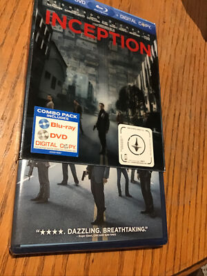 Inception (Blu-ray Disc, 2012, 2-Disc Set, Includes Digital Copy New Sealed