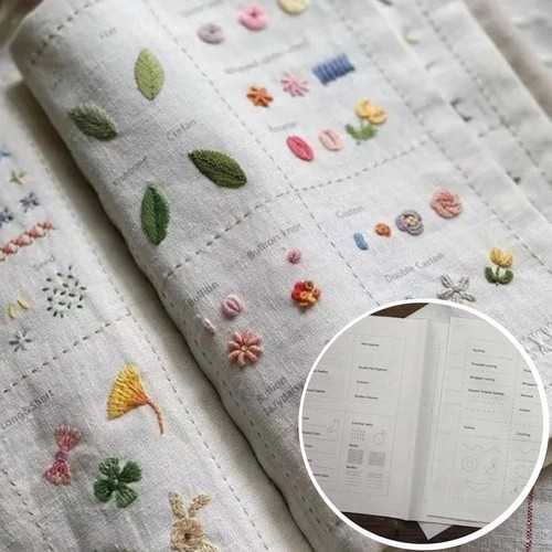 With Embroidery Stitch Name DIY Stitch Book for Beginners Adult - Picture 10 of 14