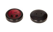 Juego de 4 botones redondos de pl stico con dos agujeros mm.26 x 26 x 9 mm art c