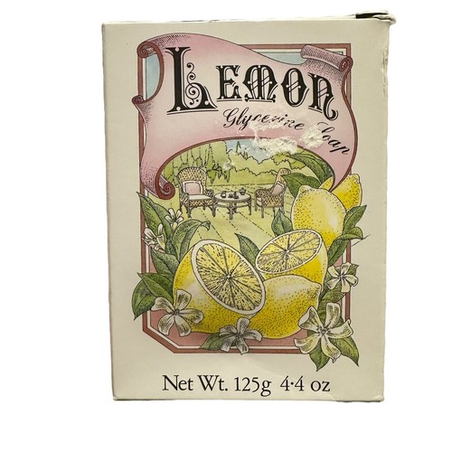 Vintage 1988 Lemon Glycerine Soap Victoria’s Secret NEW in Box Made In Germany