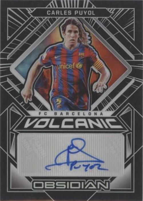 2021-22 Panini Obsidian - Volcanic Signatures Carles Puyol #VS-CPU