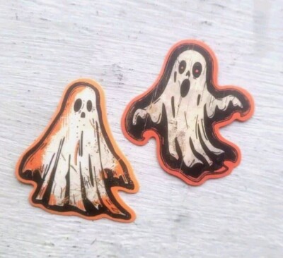 Haunted Doll Active Spirit Positive Nice Good Luck Ghost Watchers Sticker 2 Pcs