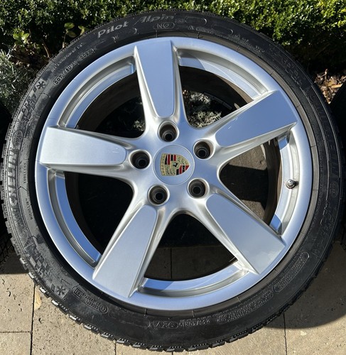 PORSCHE 981 BOXSTER CAYMAN 8 + 9,5 X 19 FELGEN Winterräder rim set Sport - Bild 5 von 20