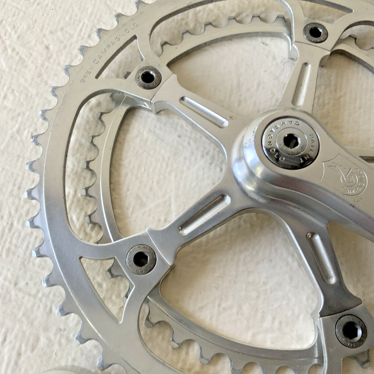 CAMPAGNOLO SUPER RECORD CRANKSET DOUBLE 53-42 TOOTH 170 MM ARMS