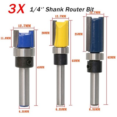 1 4 top bearing router bit