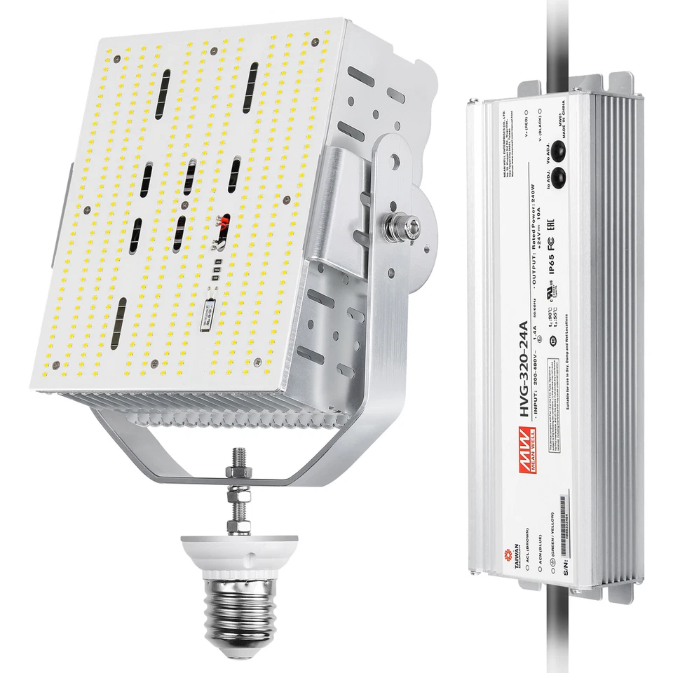 LED Shoebox Retrofit Kit Light For Area Parking Lot 150W 240W 300W AC120V 480V - Image 4 of 4