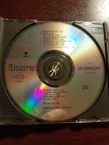 The Doors, In Concert (CD, 1991)(2 disk set) - Foto 5 di 6