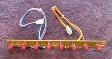 Tascam 38 Reel to Reel 5200075700 Function LED PCB Assembly with 8 LEDS Bolts