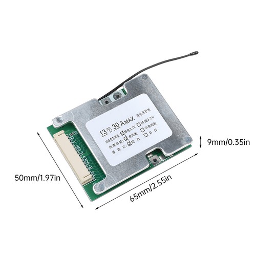 13S 48V 30A Li-Ion Protección Batería BMS Placa PCB con Ecualización para e-bike - Imagen 16 de 21