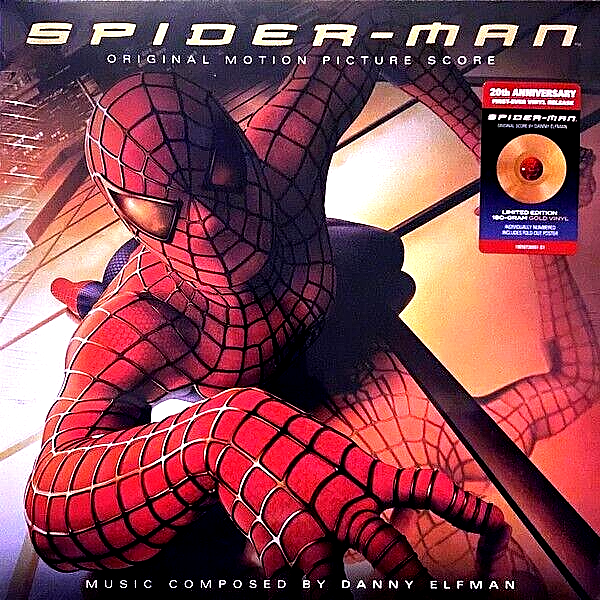 SPIDERMAN (SOUNDTRACK) 180g (GOLD VINYL) BRAND NEW! STILL SEALED