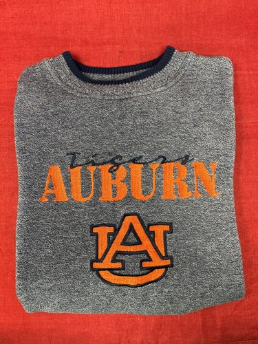 Auburn University Tigers Crewneck Vesi Sweatshirt Mens MEDIUM Blue