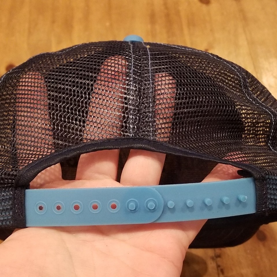 Vintage Funny Trucker Hat Cap Snapback Blue Fat Ugly Diet 80s Humor eBay