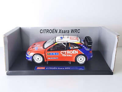 Sun Star - Citroen Xsara WRC - Loeb - 1:18 Diecast - No Mirrors