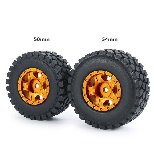 For 1/24 RC Crawler Axial SCX24 1.0" Mud Rubber Tires & Beadlock Wheel Rims Set - Picture 58 of 124