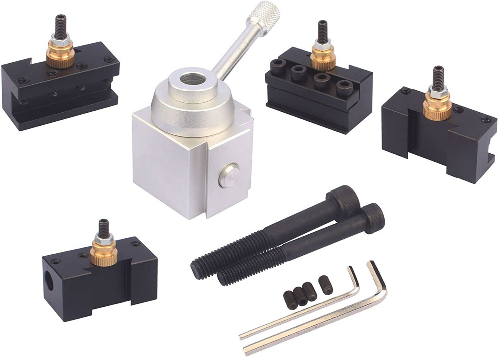 Mini Lathe Quick Change Tool Post & Holders Multifid Holder Kit Set for...
