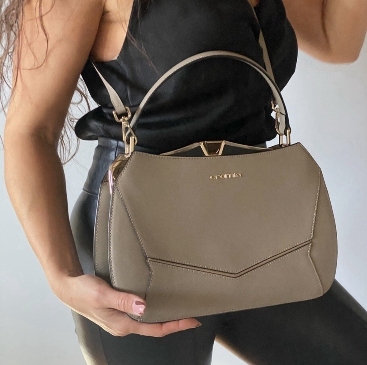 Cromia Made In Italy genuine leather puzzle bag NWOT | eBay