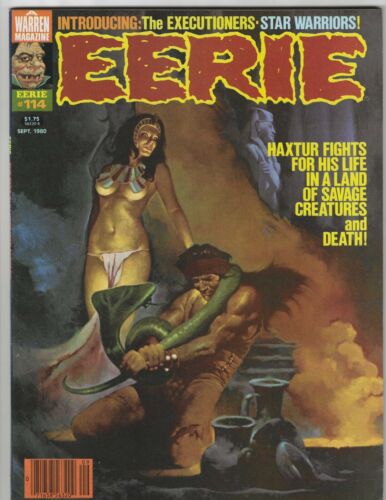 Eerie #114  Very Nice Condition  1980  Classic Warren Horror Magazine VF - Afbeelding 1 van 2