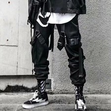 Joggers Cargo Pants for Men Casual Hip Hop Pocket Trousers Sweatpants Streetwear
