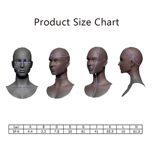 Realistic Silicone Female Adult Head Mask For Crossdresser Cosplay Props - Picture 6 of 6