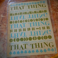 That Thing Mary Jarman Nelson Sheet Music 1961