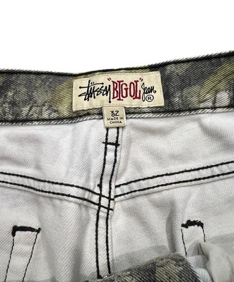 stussy big ol camoデニム 32 Stussy Big Ol' Camo Stenpat Jean North Fork Men's - FW24 - US