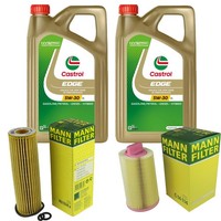 Mann Inspektionspaket 10L Castrol Titanium 5W-30 FüR Mercedes C-Klasse W203