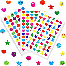 1980 Pcs Star Stickers for Kids Mini Stickers Foil Stickers for Kids Reward, Beh